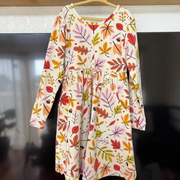 Hanna Andersson Floral Long Sleeve Kids Dress Hanna Andersson Floral Long Sleeve Kids Dress
